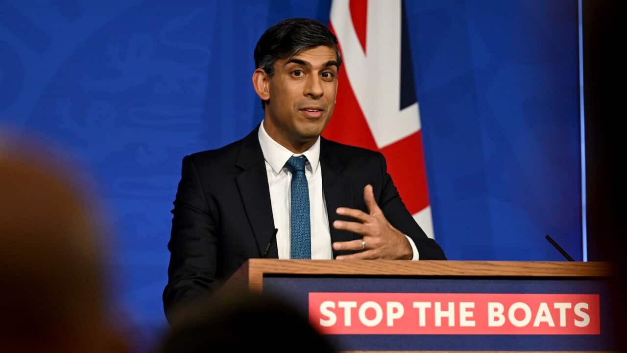 Prime Minister Rishi Sunak holds a press conference in Downing Street, London, in response to the Supreme Court ruling that the Rwanda asylum policy is unlawful.