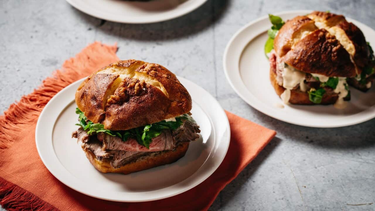 Vitello tonnato sandwich