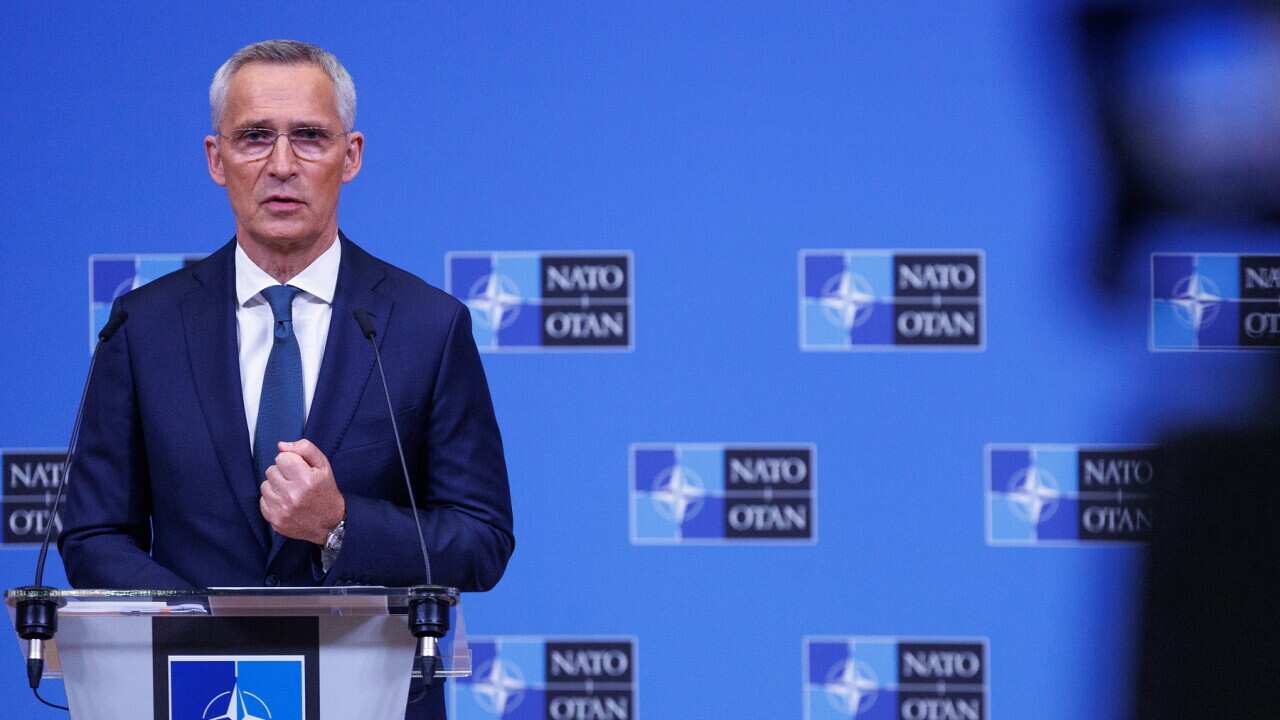 BELGIUM NATO PRE-SUMMIT PRESSER SEC GEN STOLTENBERG