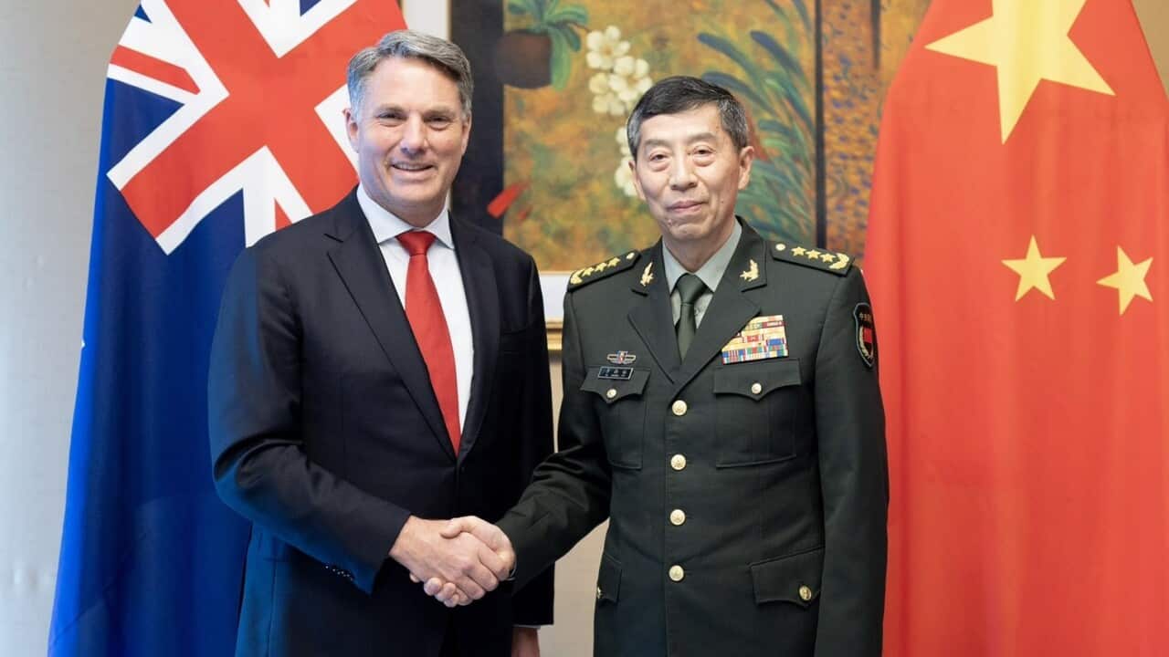 Richard Marles and Li Shangfu