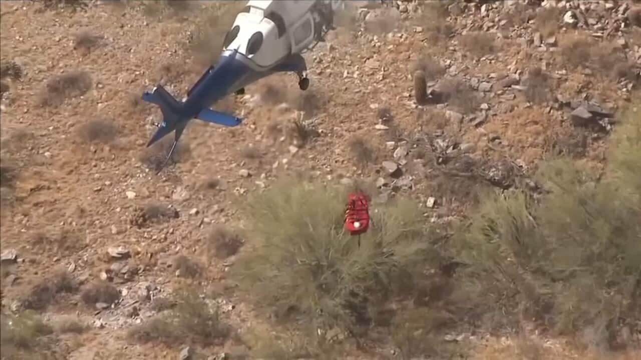 A helicopter rescue that does not go to plan