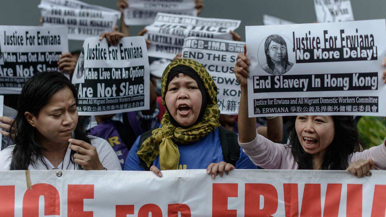 BIG Members of support group for Erwiana Sulistyaningsih in Hong Kong - AAP-1.jpg