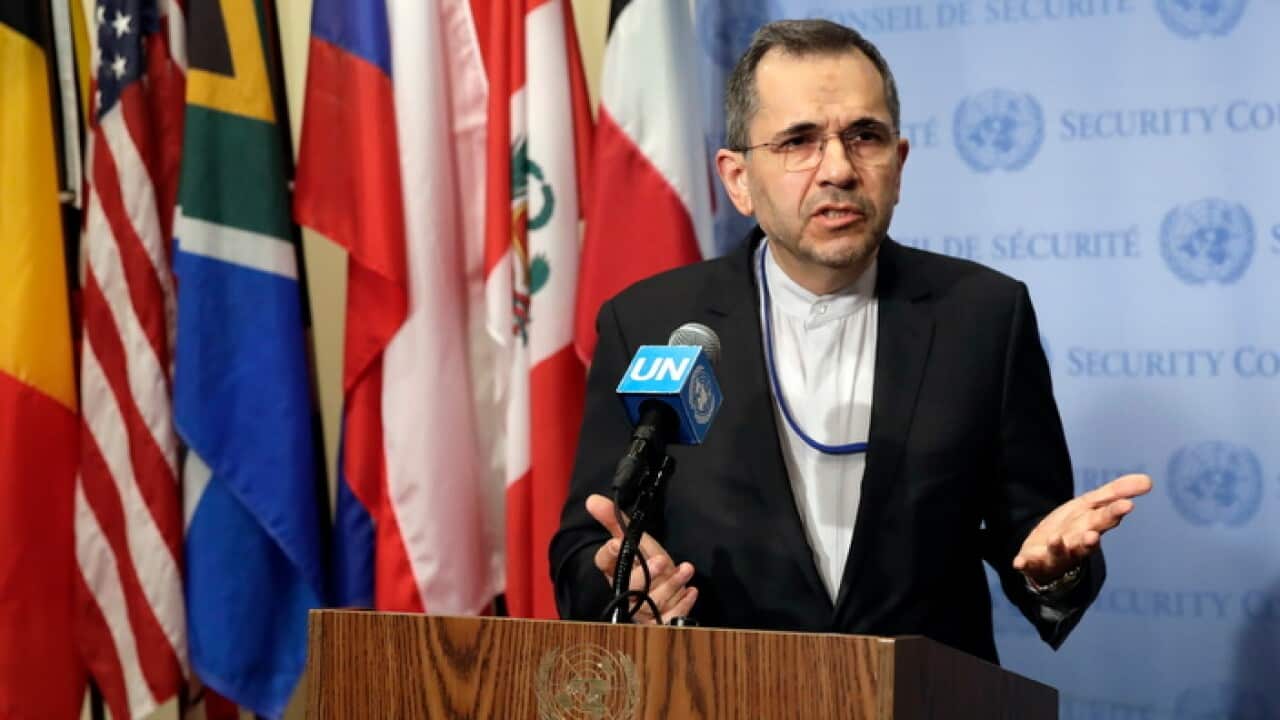 Iran's ambassador to the United Nations Majid Takht Ravanchi