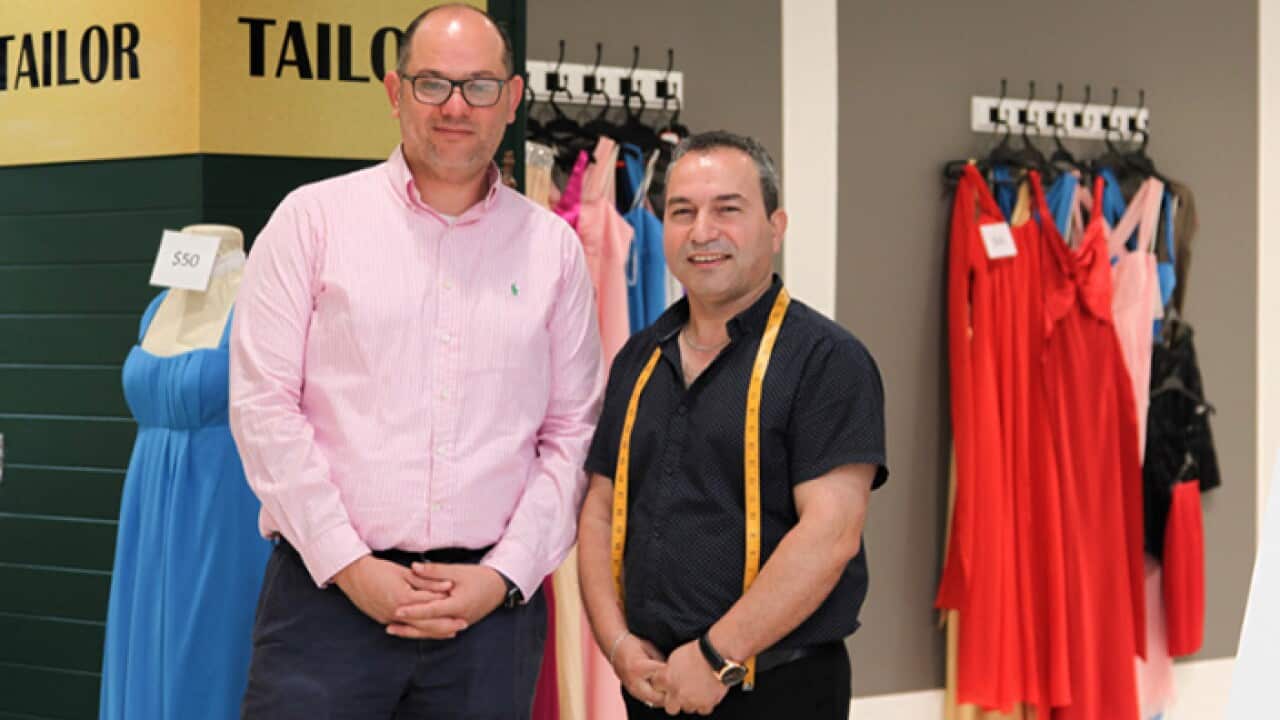 Reda Haddadeh (R) and Darweesh Sido (L)