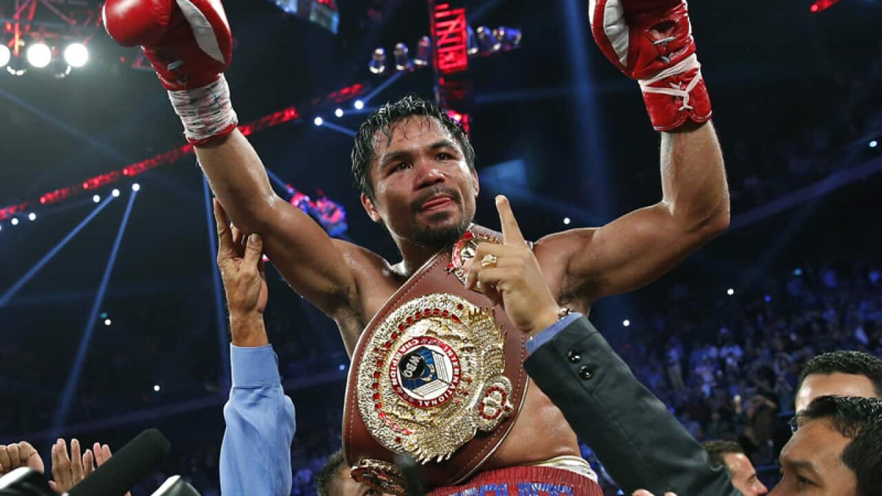 Filipino boxer Manny Pacquiao