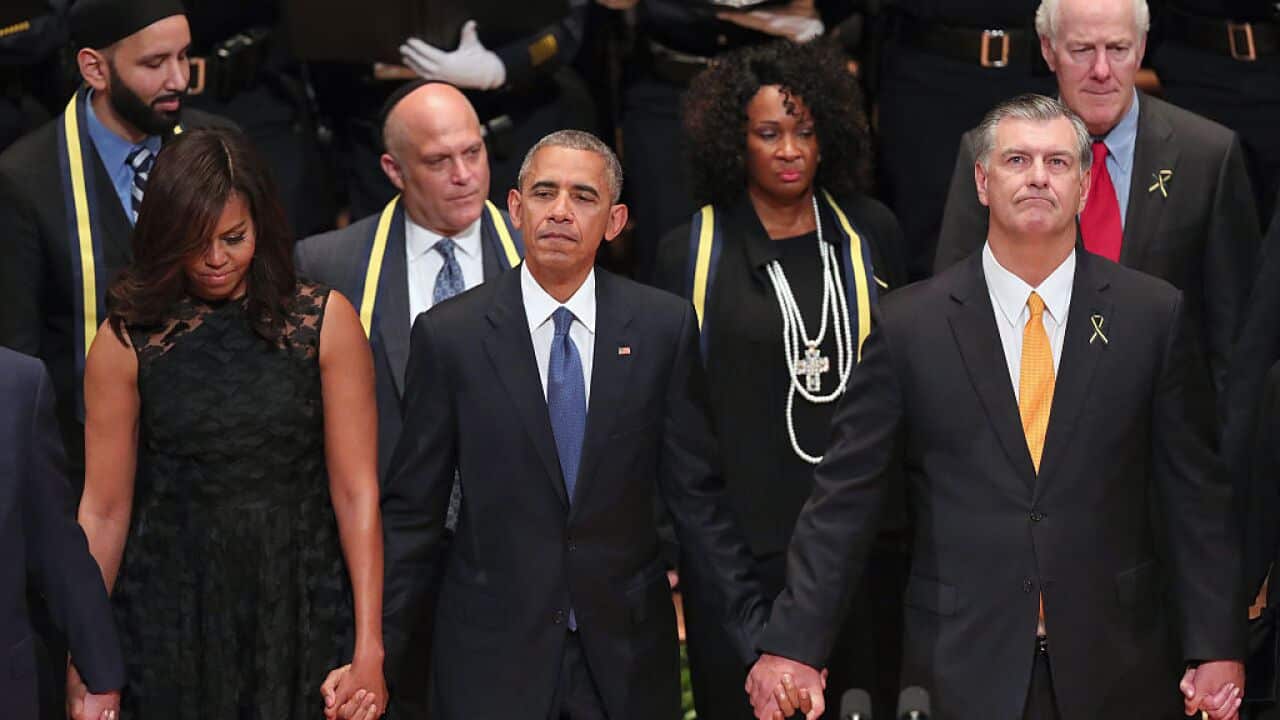 Obama Addresses Interfaith Memorial Service