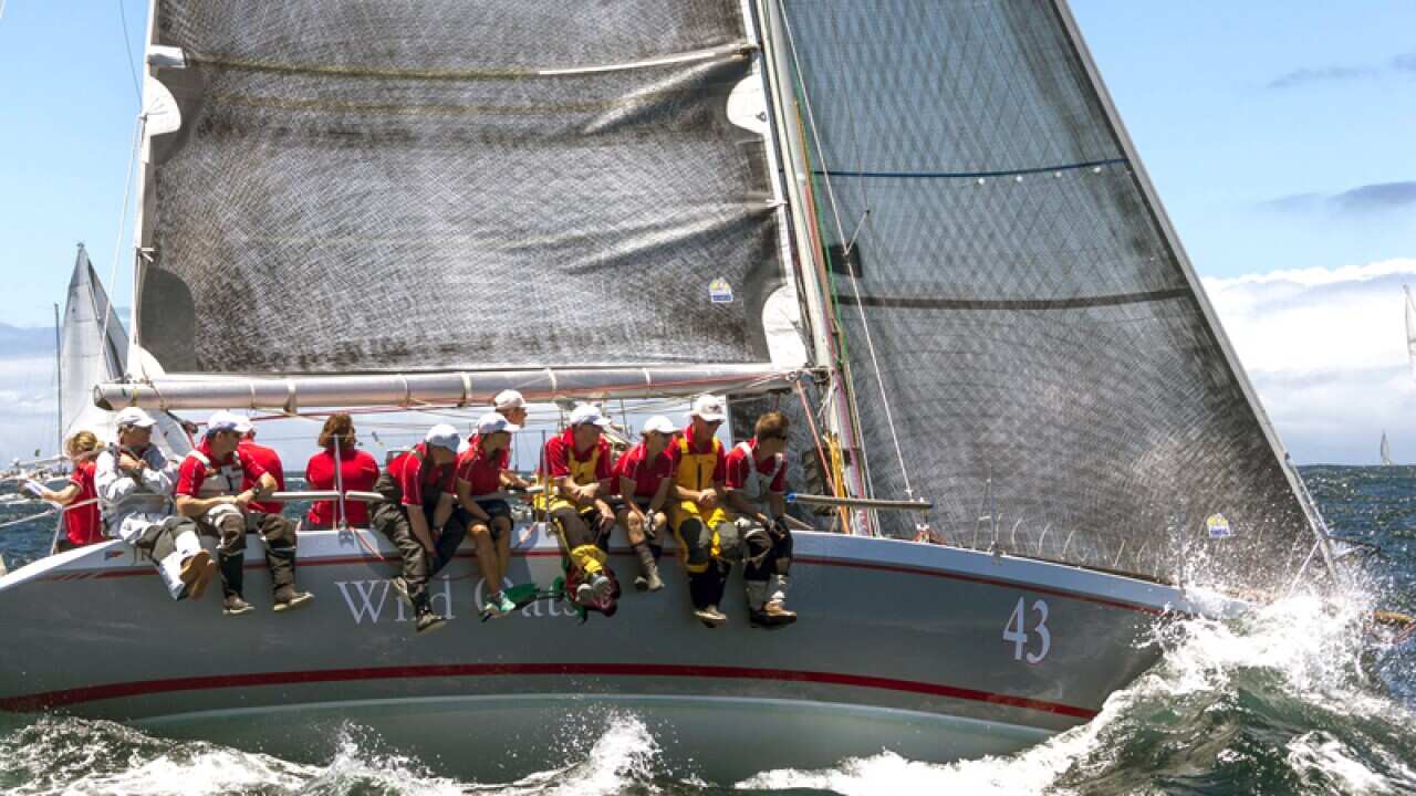 Wild Rose during the Sydney to Hobart yacht race