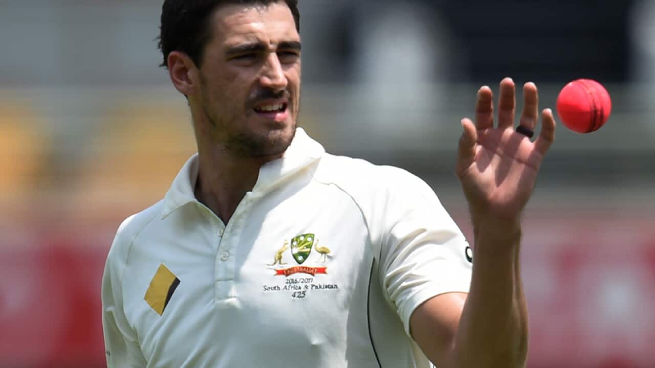 Australian fast bowler Mitchell Starc