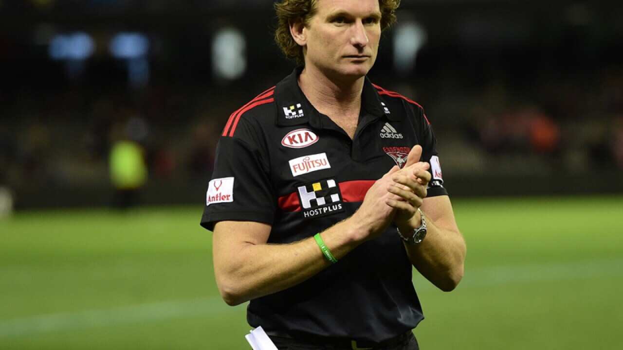 : Essendon Bombers coach James Hird