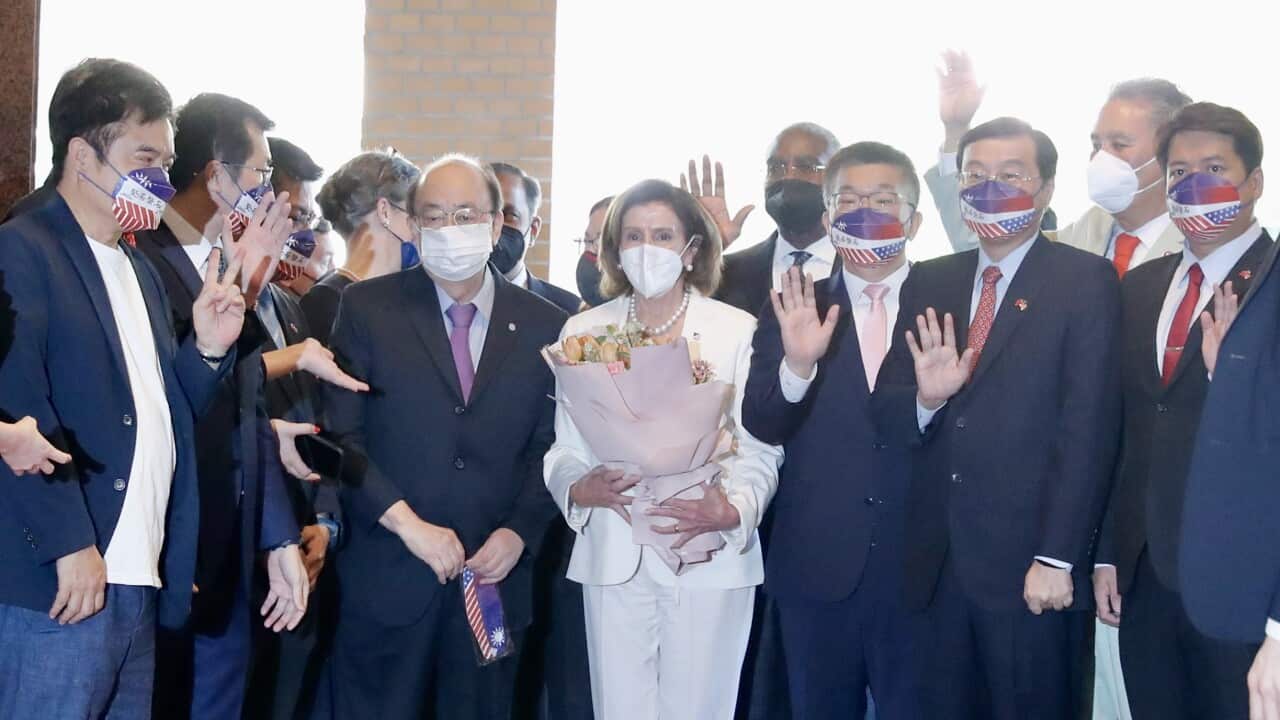 美國眾議院議長佩洛西昨晚抵達台北松山機場正式訪台,成為25年來繼金里奇後,另一位訪台的眾議院議長。