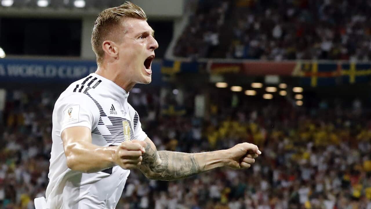 Mats Hummels Toni Kroos Sweden Germany 2018 FIFA World Cup