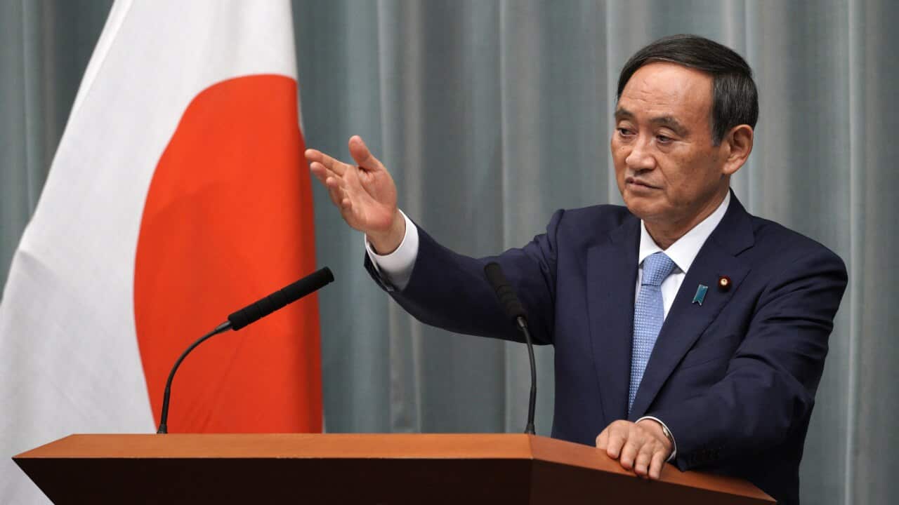 Japan's Chief Cabinet Secretary Yoshihide Suga