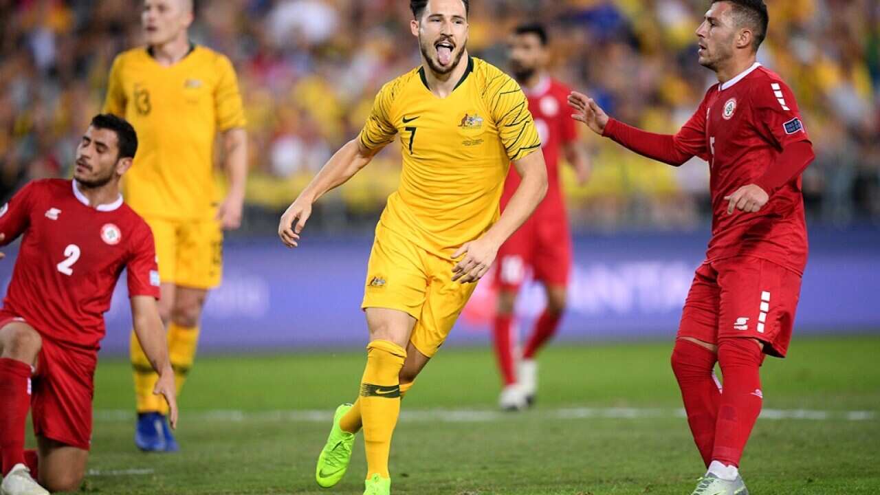 SOCCER SOCCEROOS LEBANON