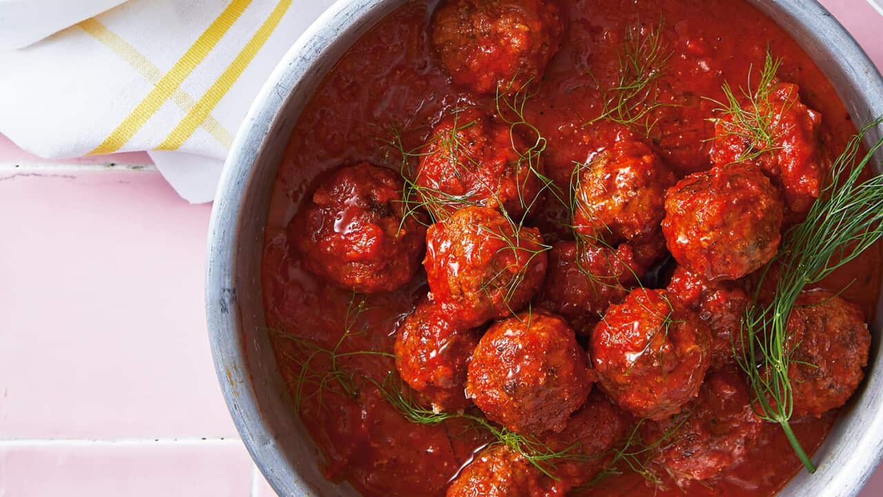 Pork and fennel polpette