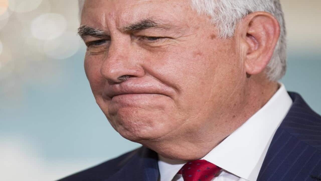 Sacked US Secretary of State Rex Tillerson.