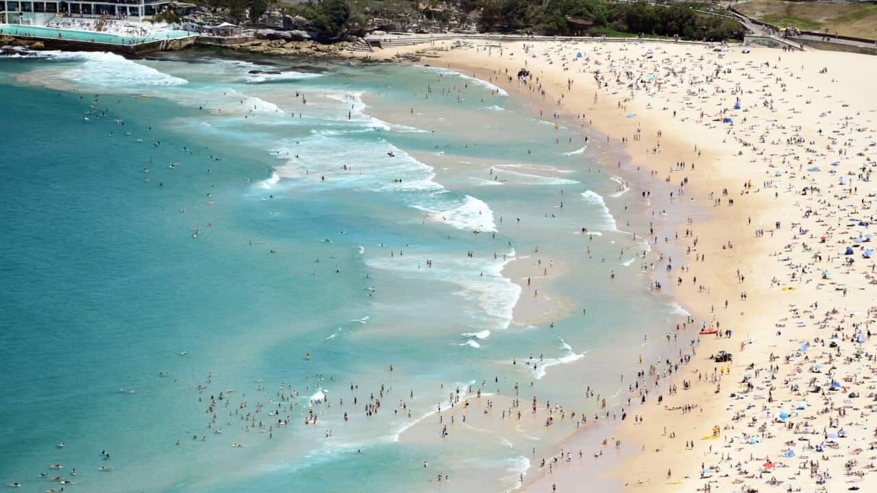 Aerial view of Bondi Beach, Sydney