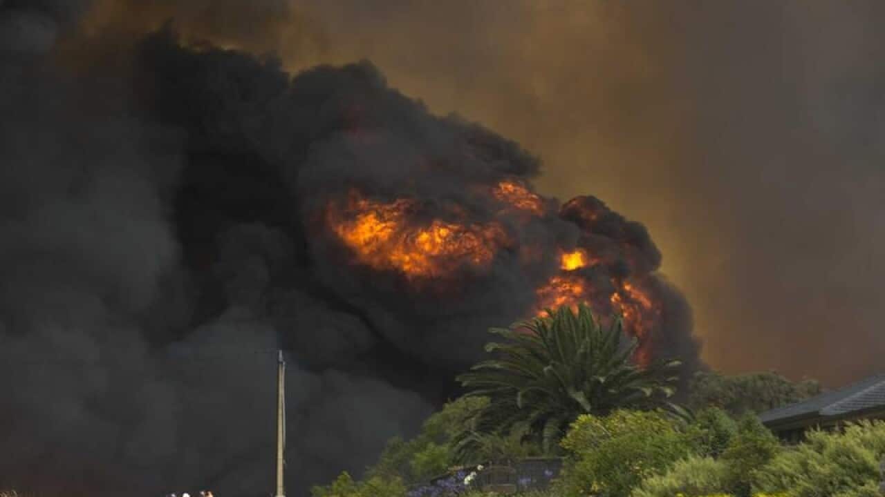 Fires burn at Port Lincoln