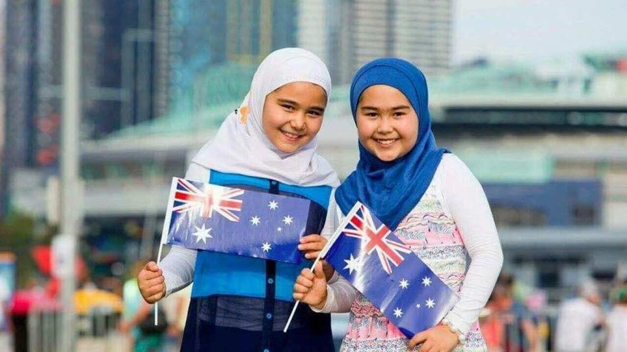 Australia day muslim girls