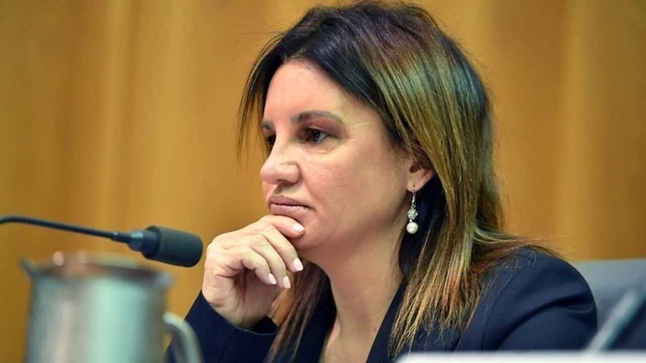 Jacqui Lambie Network Senator Jacqui Lambie at a Senate Estimates hearing at Parliament House in Canberra, Monday, 21 October, 2019.