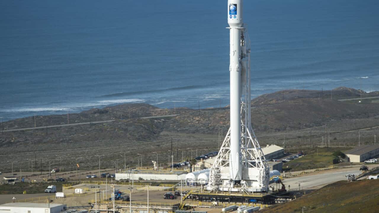 The SpaceX Falcon 9 rocket