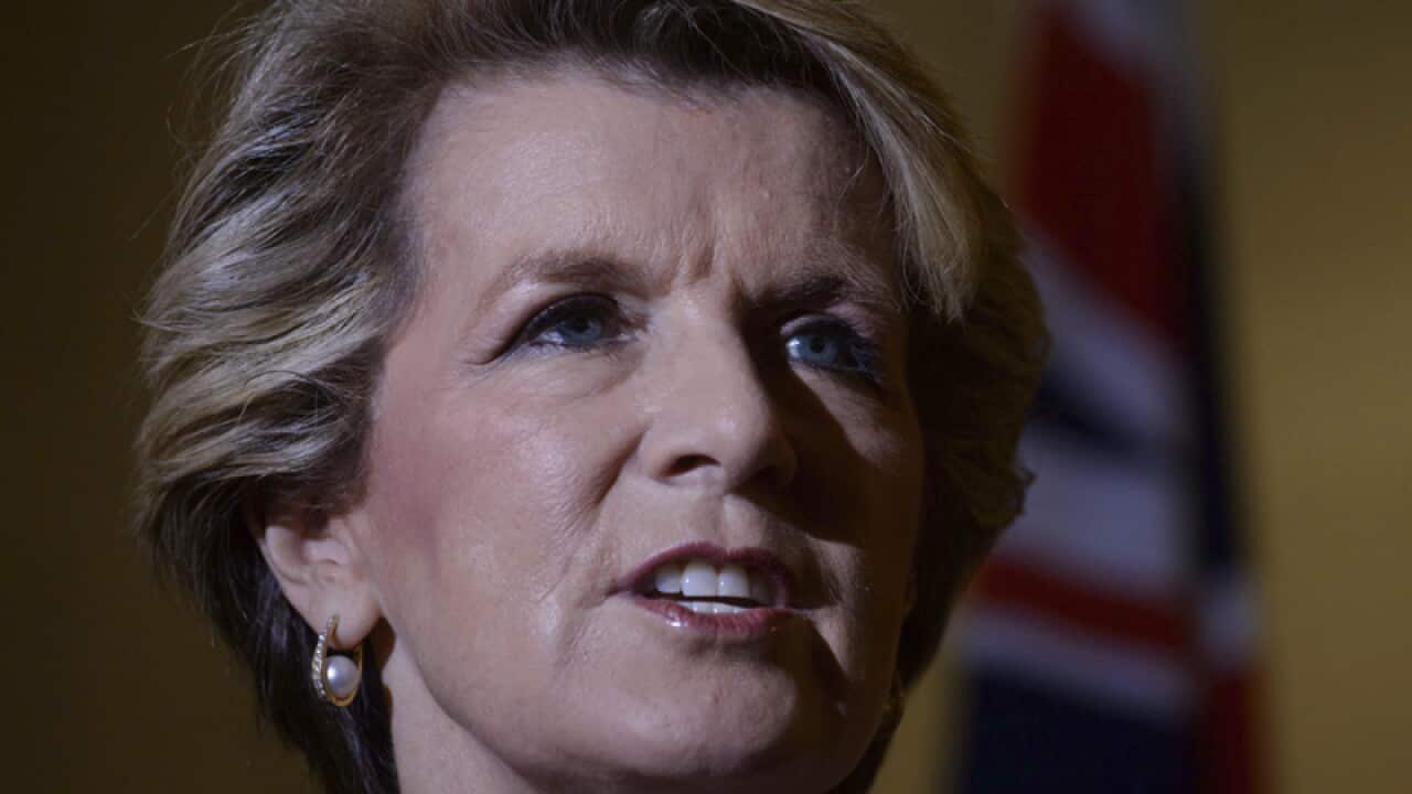 Australian Foreign Minister Julie Bishop