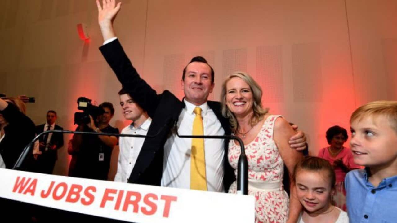 Mark McGown and family