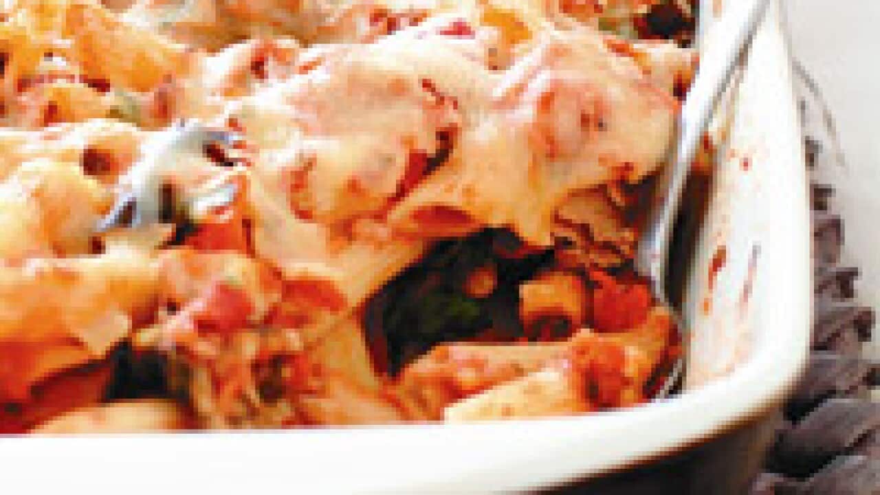 Char grilled vegetable and tuna pasta