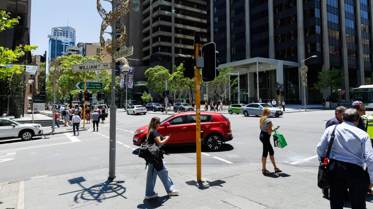 A general view in the Perth CBD in Perth, Thursday, December 19, 2024. (AAP Image/Richard Wainwright) NO ARCHIVING
