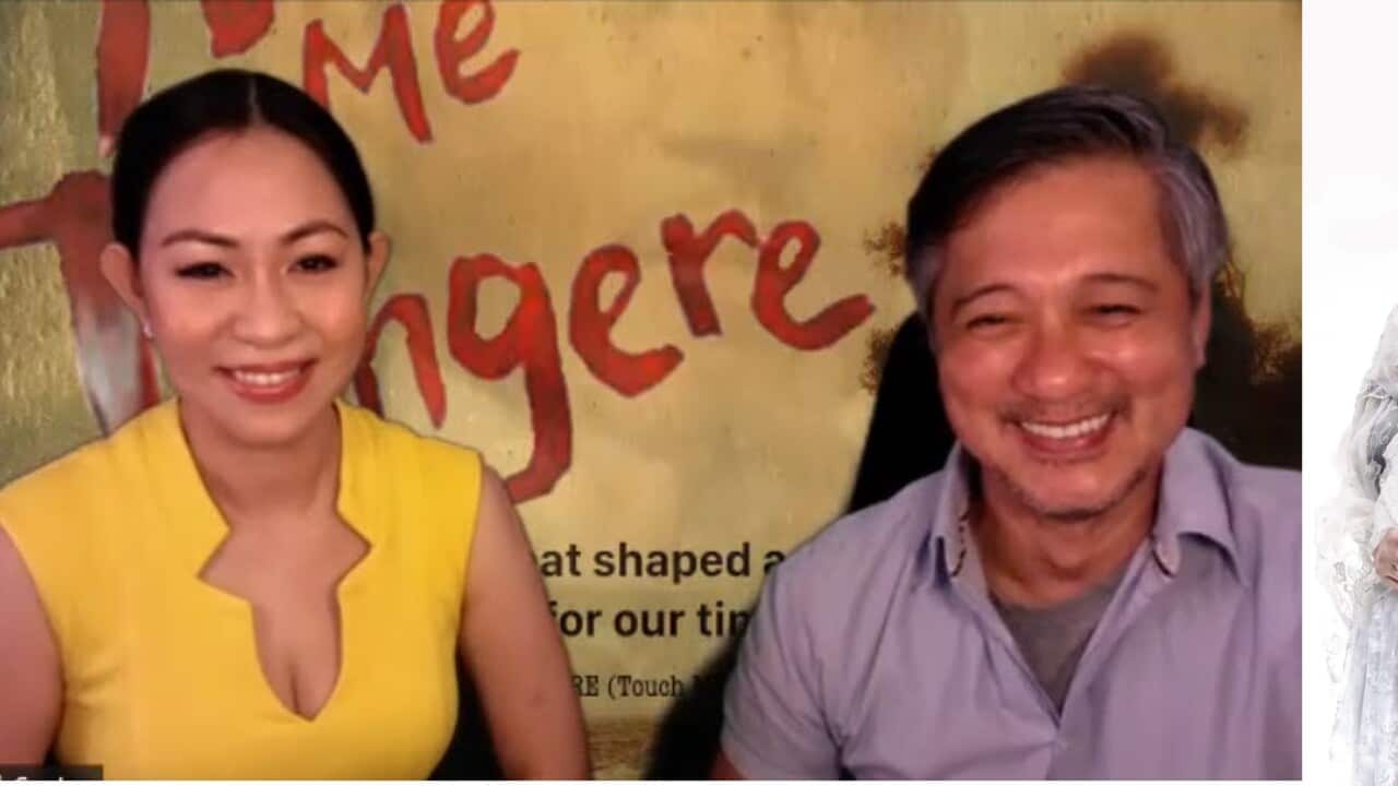 Miguel Castro and Faith Rico playing as Crisostomo Ibarra and Maria Clara in the Noli Me Tangere the Musical in Perth, WA..jpg