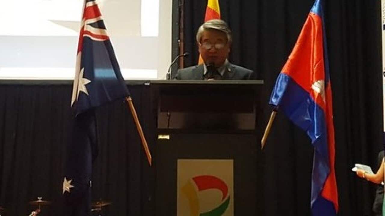MP Hong Lim at 40th year anniversary of Khmer settlement in Cambodia