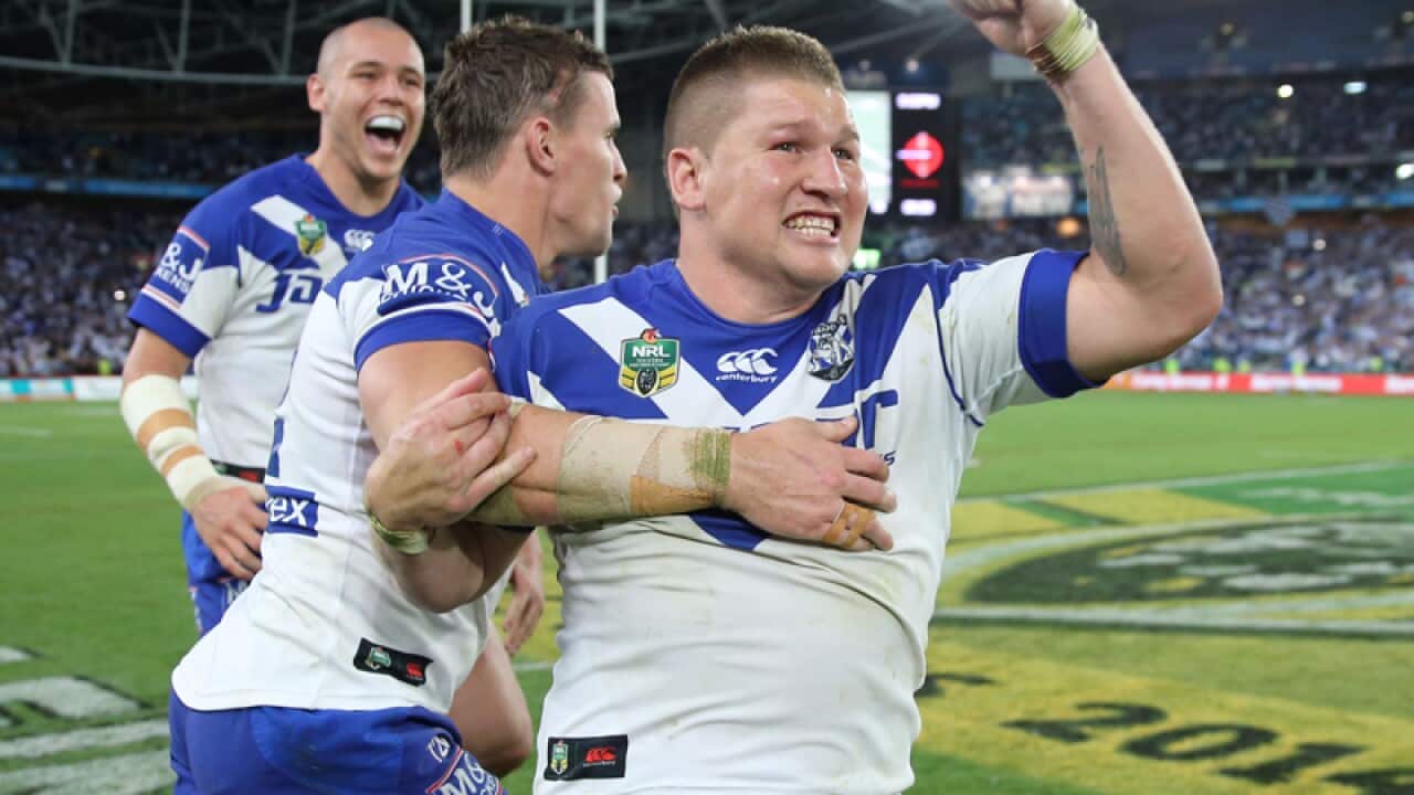 Greg Eastwood of the Canterbury Bulldogs