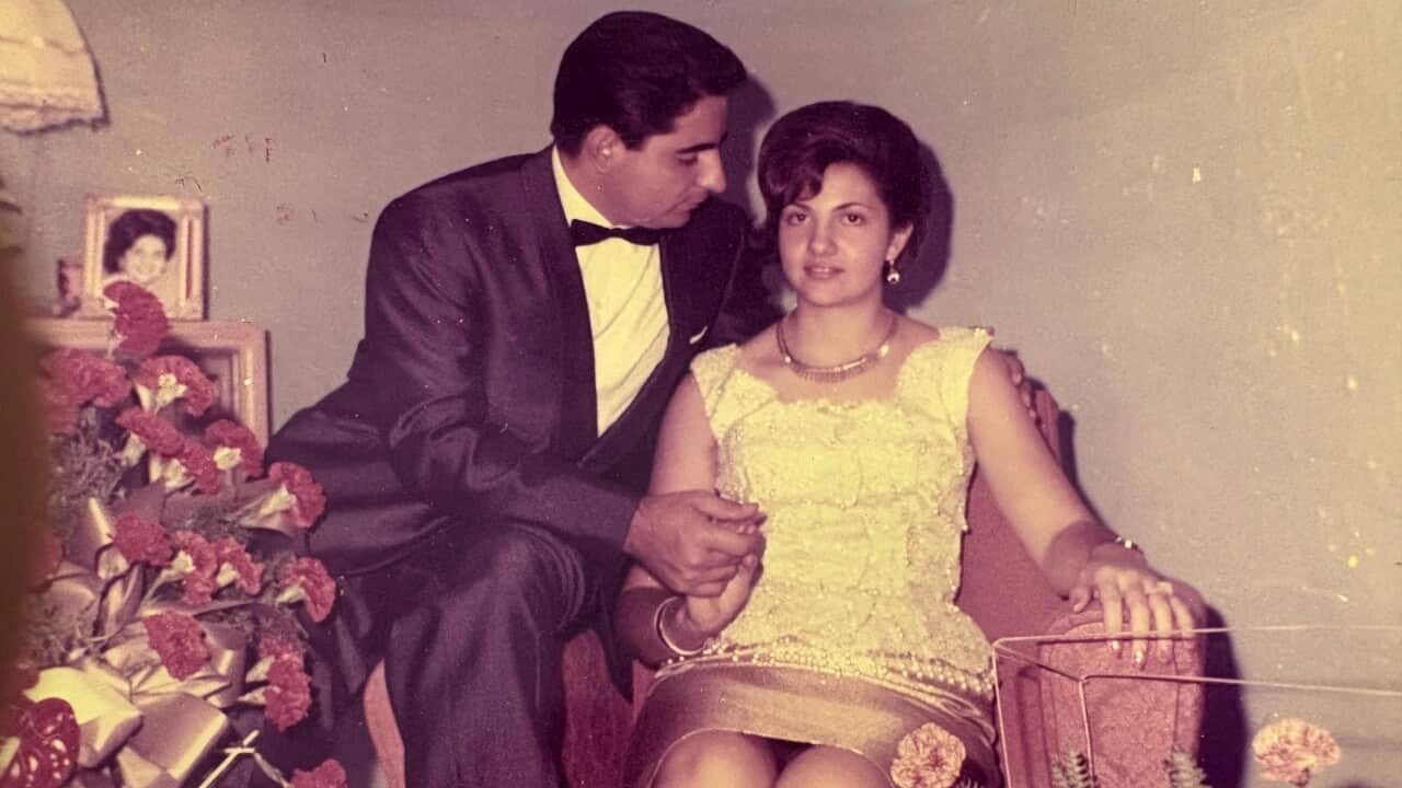 Vincenzo Licata and Josie, his future wife, in 1965.