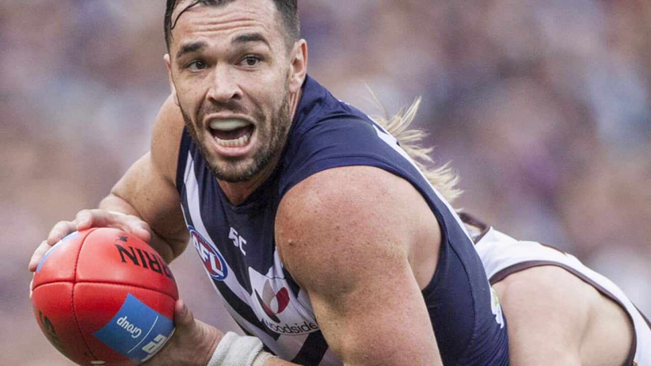 Fremantle Dockers player Ryan Crowley