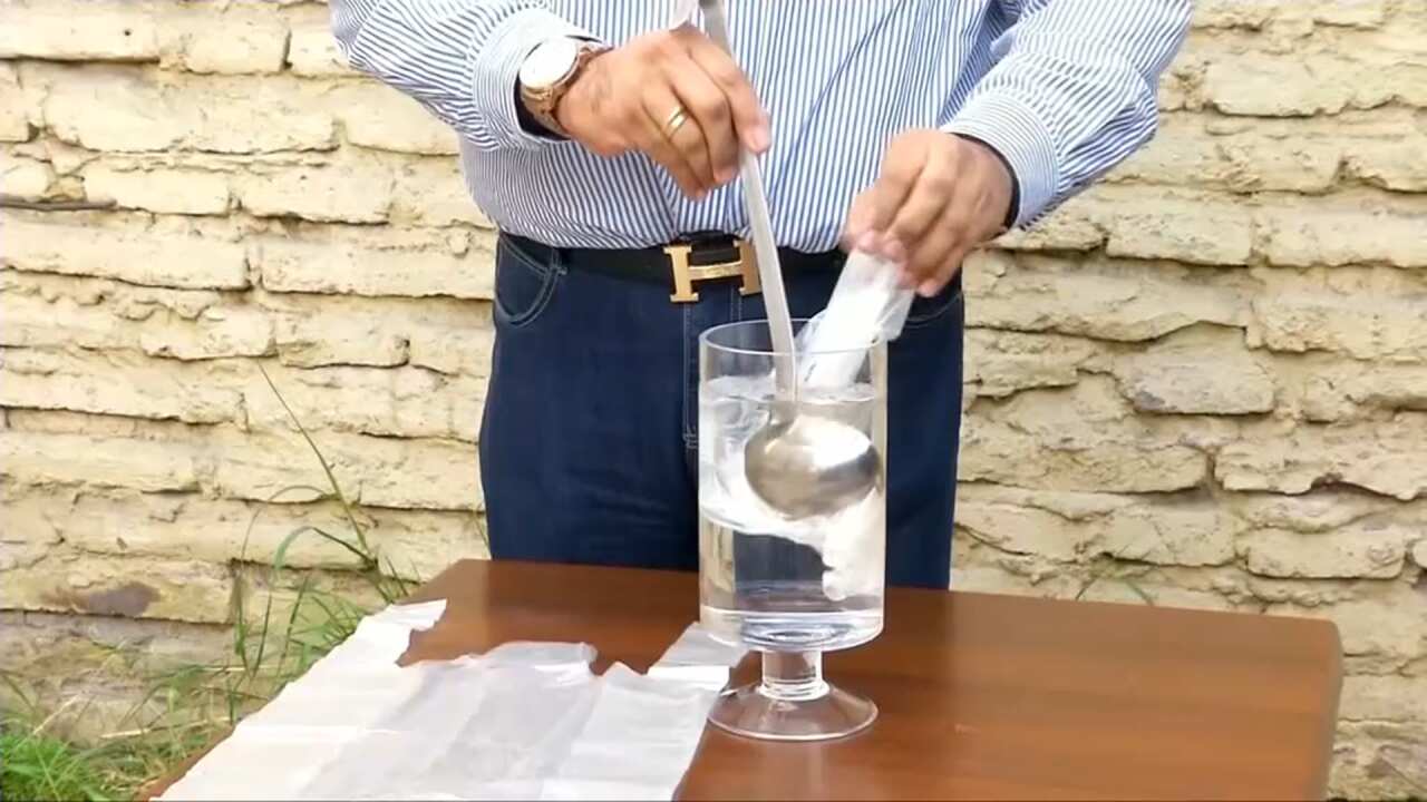 Water-soluble bags could replace traditional plastic bags