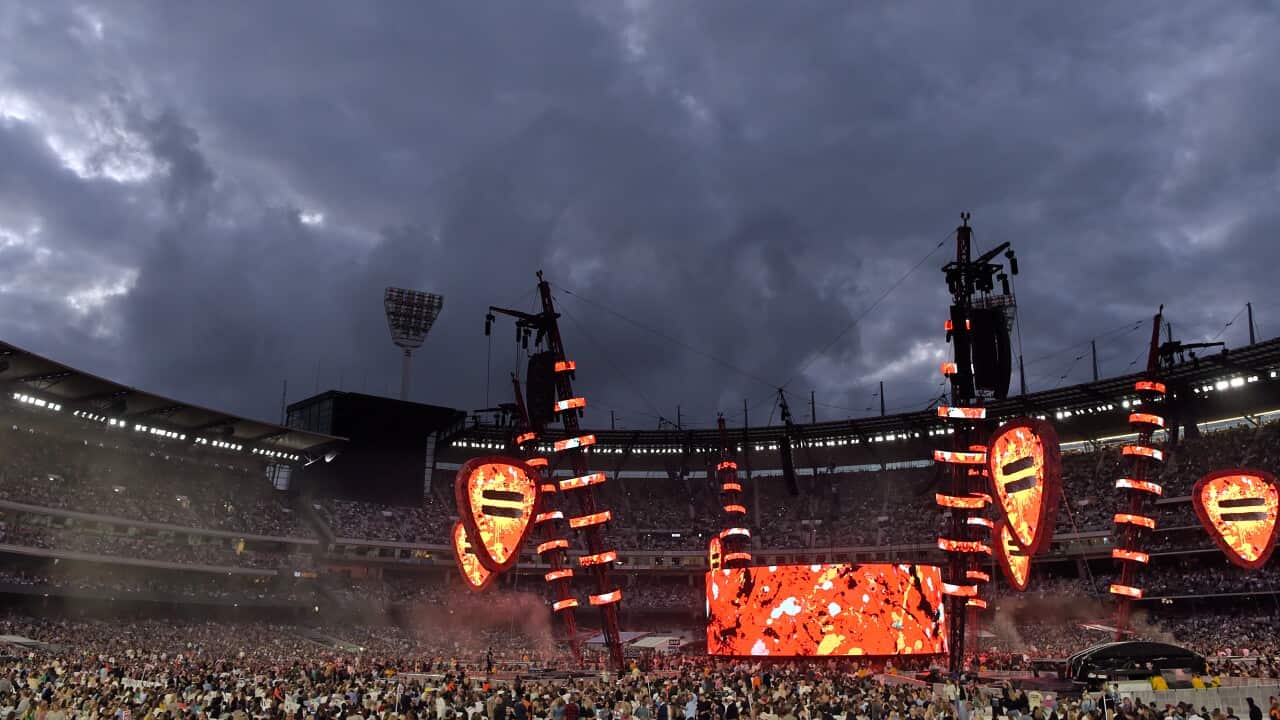 Ed Sheeran Performs in Melbourne Australia