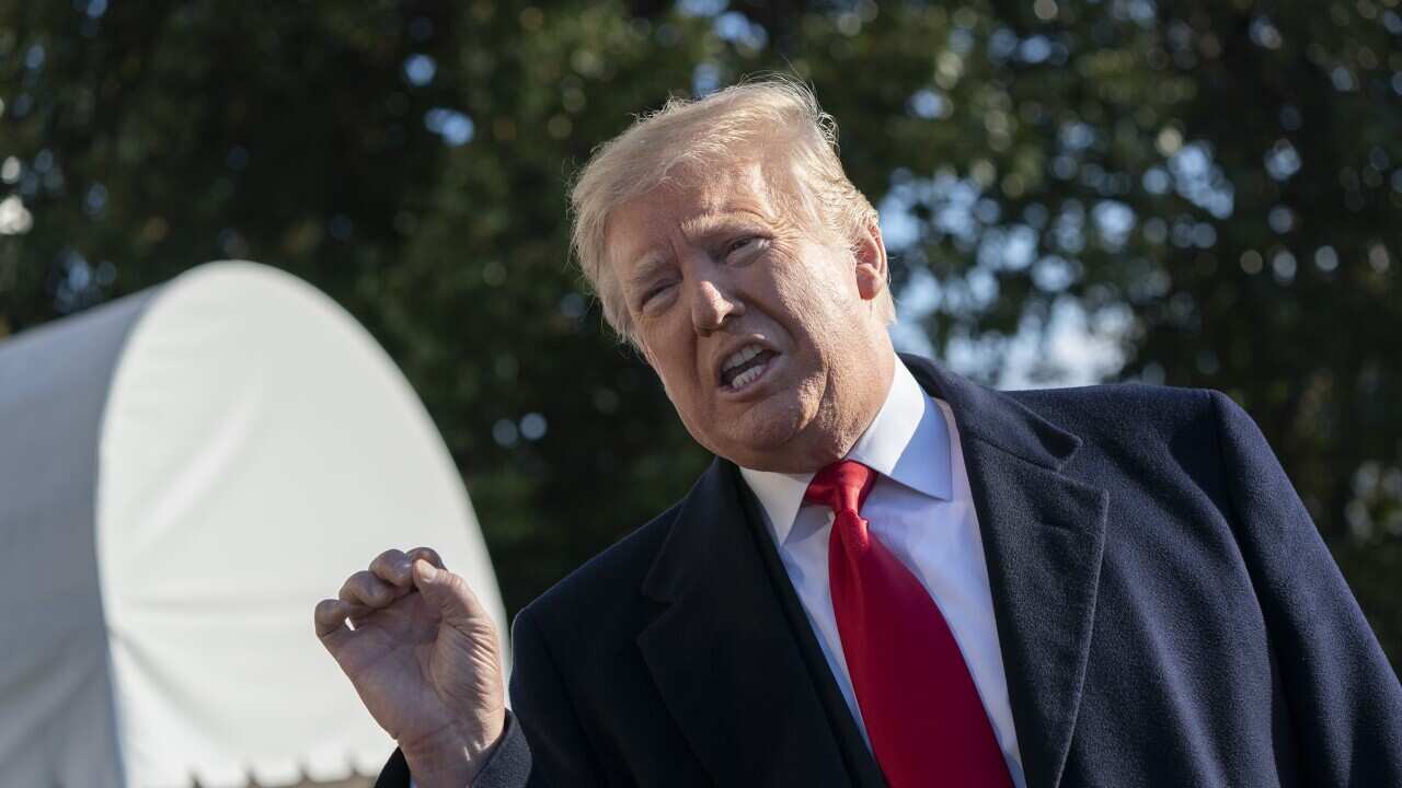 United States President Donald J. Trump at the White House