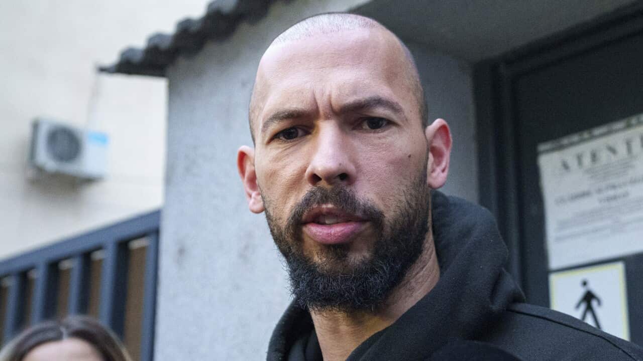 A man being interviewed