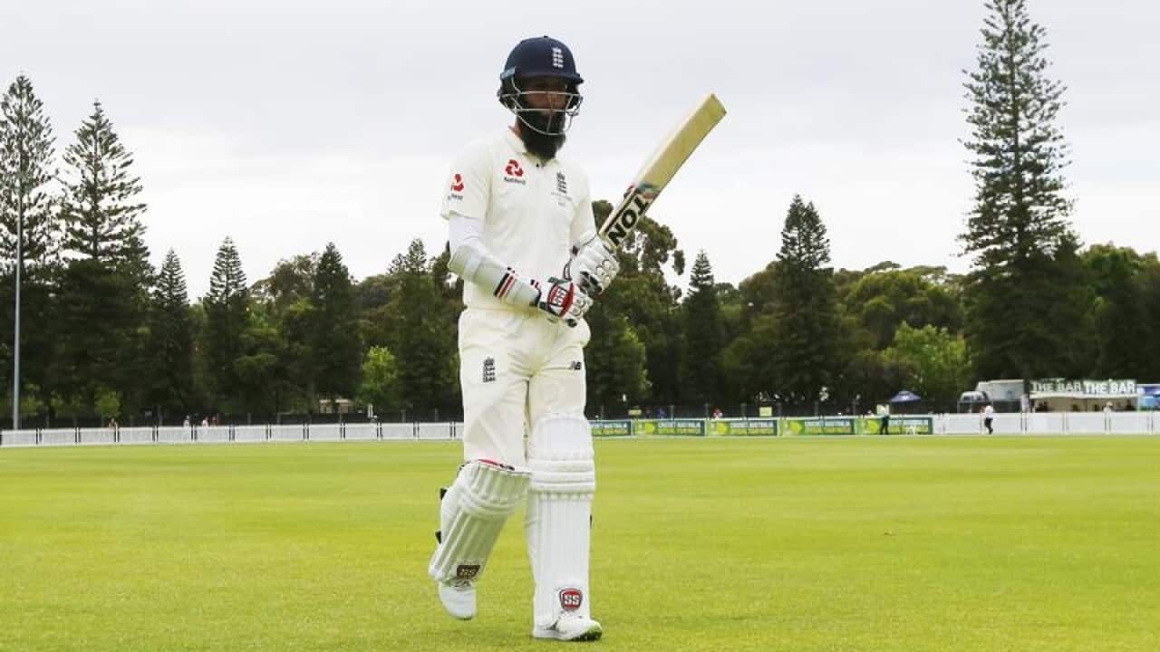 England's Moeen Ali.