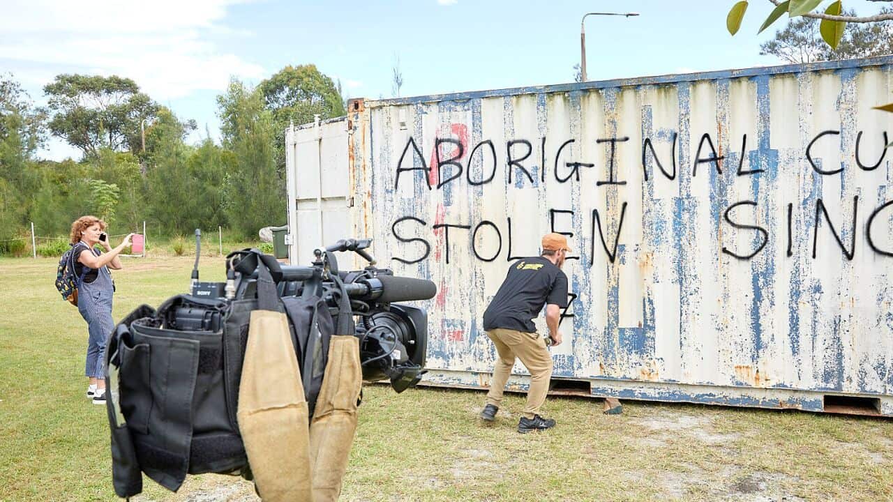 Stolen Aboriginal Flags in Sydney