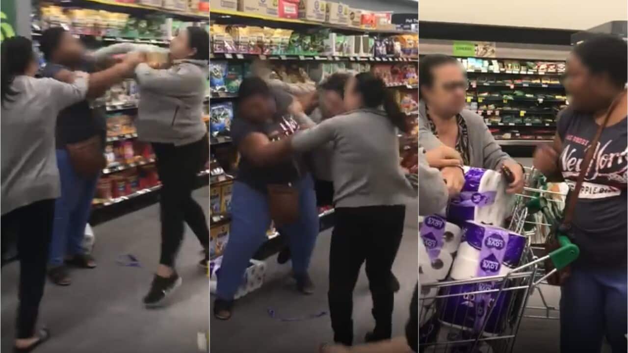 Two women charged after Woolworths toilet paper fight | SBS News