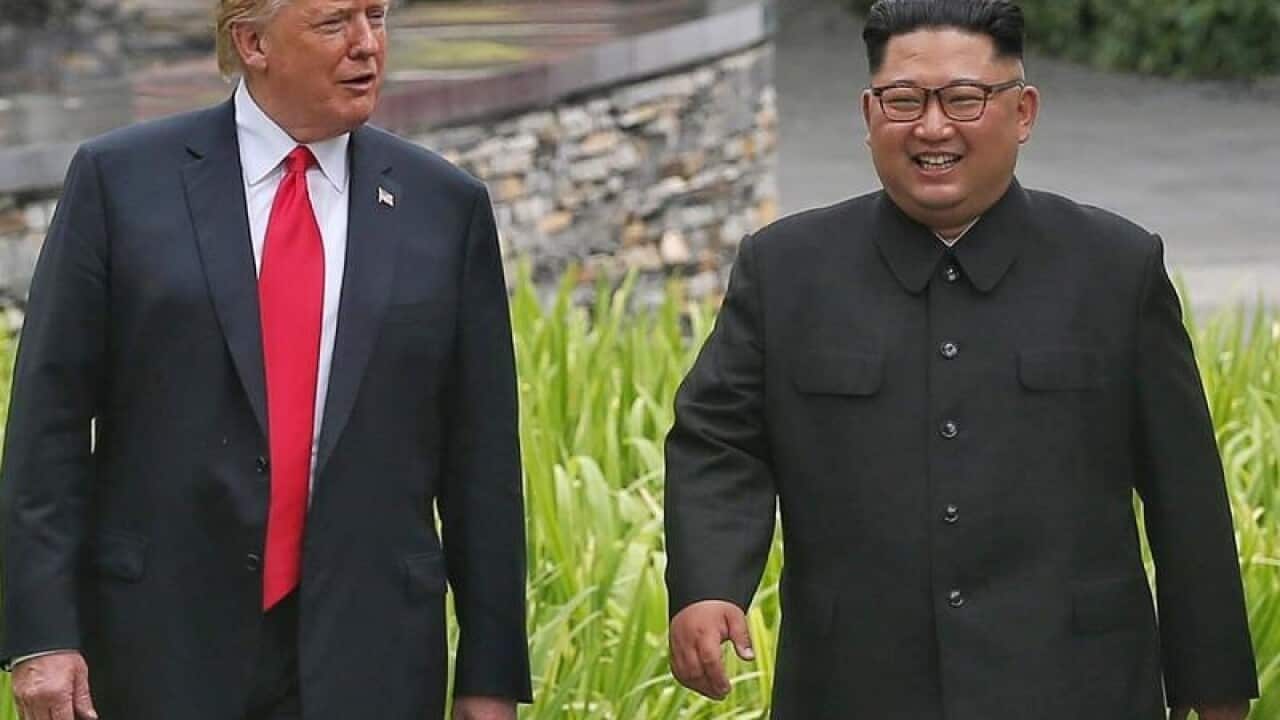 US President Donald Trump and North Korean leader Kim Jong-un.
