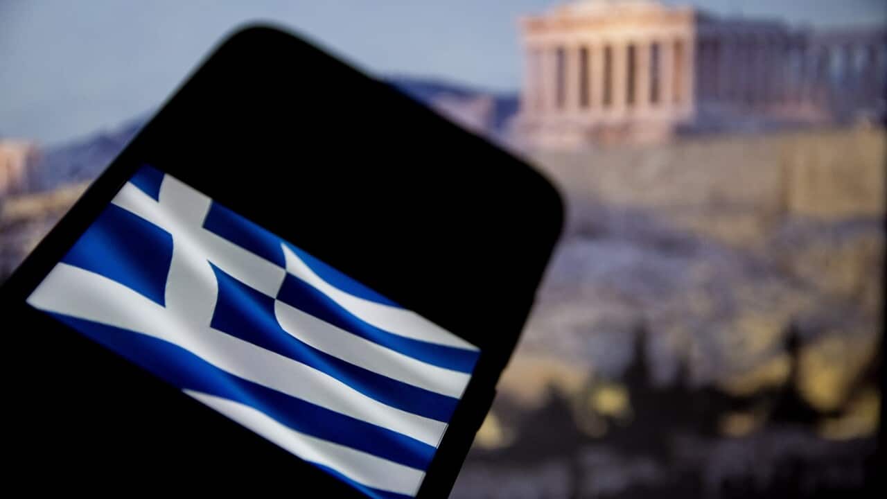Greek Flag Illustration