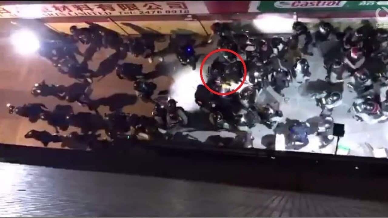 Hong Kong Police has denied an alleged assault.