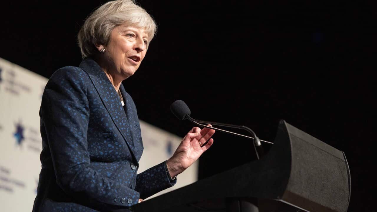 Former British prime minister Theresa May.