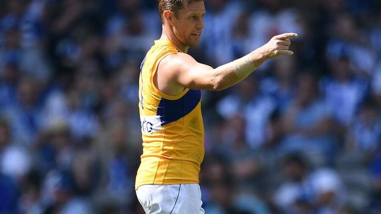 West Coast Eagles midfielder Sam Mitchell