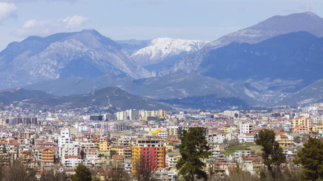 Tirana cityscape