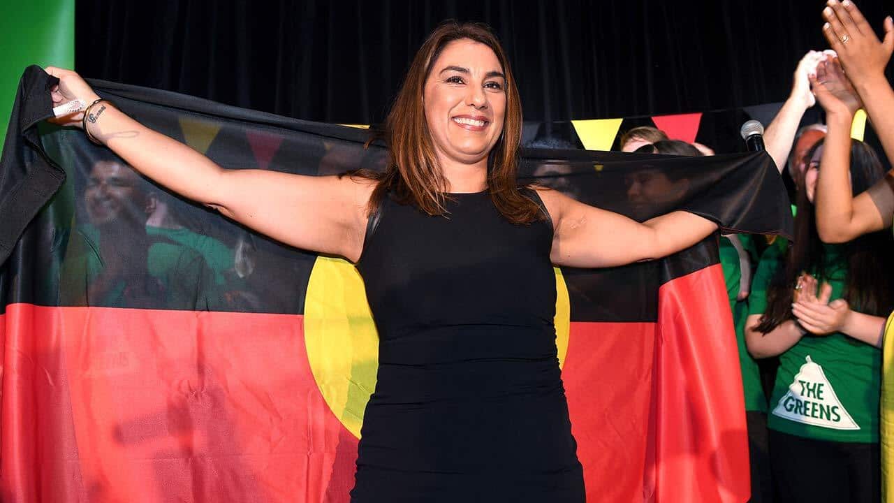 MP Lydia Thorpe has received death threats for saying the flag should be at half-mast on January 26.