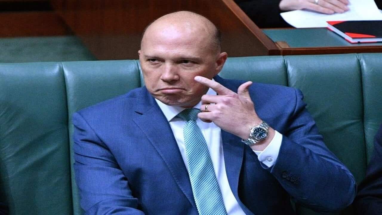 Minister for Home Affairs Peter Dutton