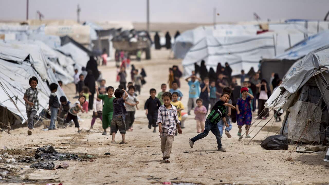 Children at al-Hol camp