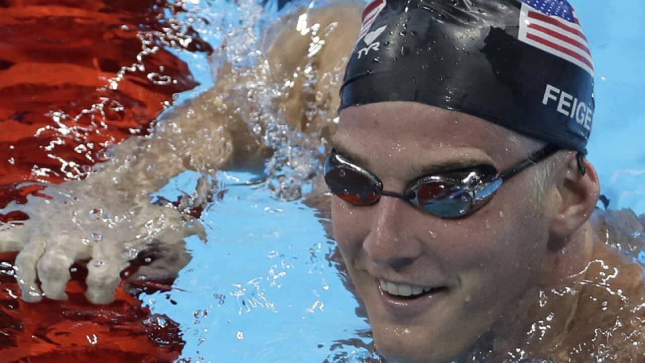 US swimmer James Feigen